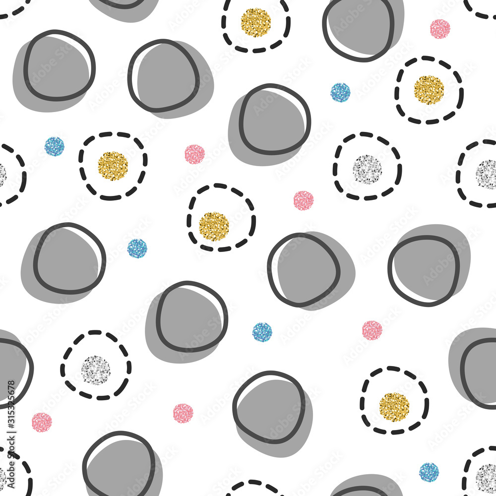 seamless pattern background with geometric shape