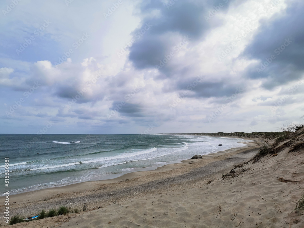 Beach in Vorupør, Denmark