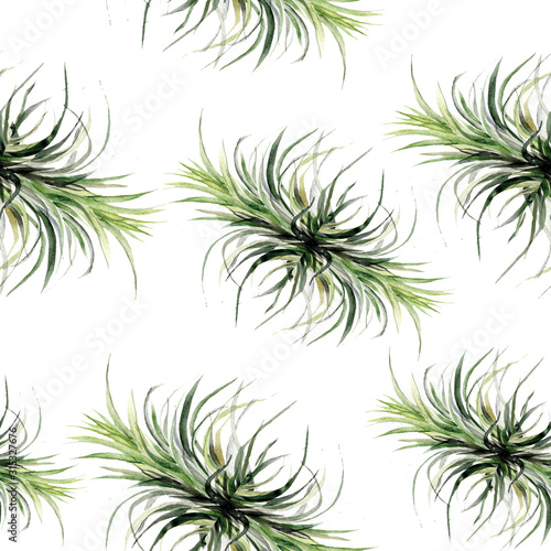 Print summer exotic jungle plant tropical palm leaves. Pattern  seamless floral on the black white geometric background.
