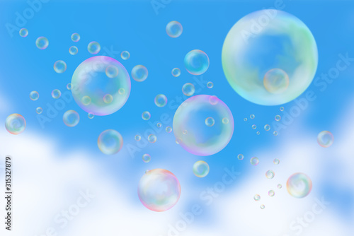 Wallpaper Mural シャボン玉 Torontodigital.ca