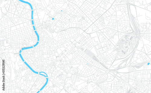 Rome, Italy bright vector map