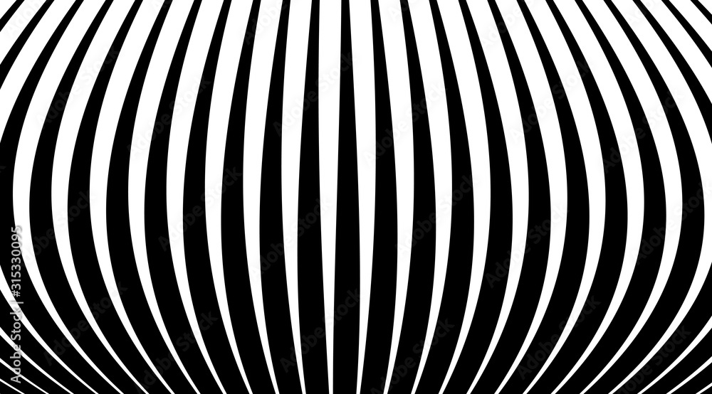 Halftone background with stripped black and white lines. Optical illusion art vector design. Halftone background with stripped black and white lines. Optical illusion art vector design.