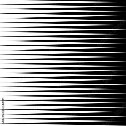 Halftone background with stripped black and white lines. Optical illusion art vector design.