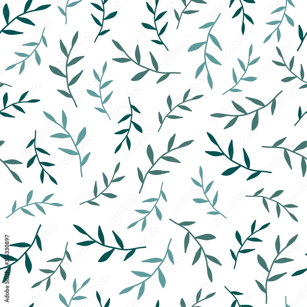 Seamless abstract pattern with soft rounded stars of different colors and size. White background. Seamless abstract pattern with soft rounded stars of different colors and size. White background.