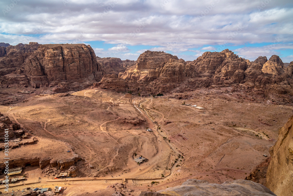 Fototapeta premium Petra, Unesco Archeological Site, Jordan