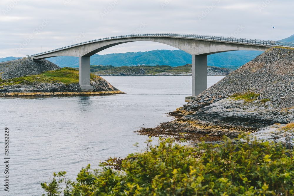 Fototapeta premium Atlantic Ocean Road, Norway