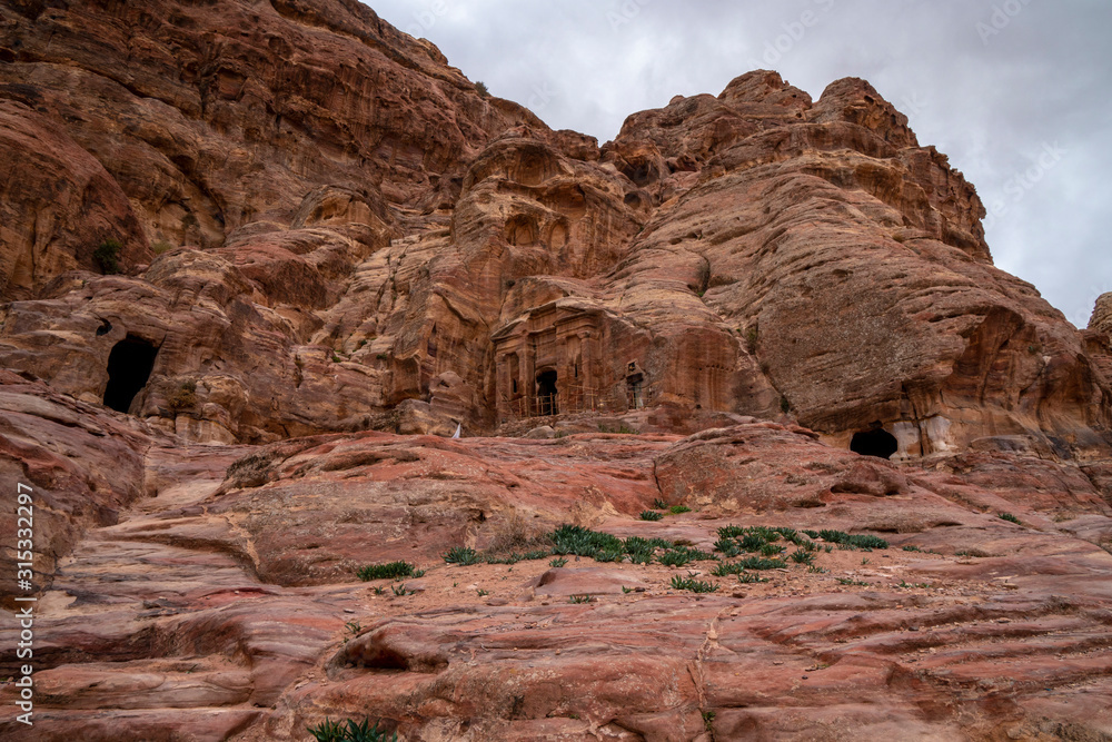 Panoramic View of Petra, Unesco Archeological Site, Jordan