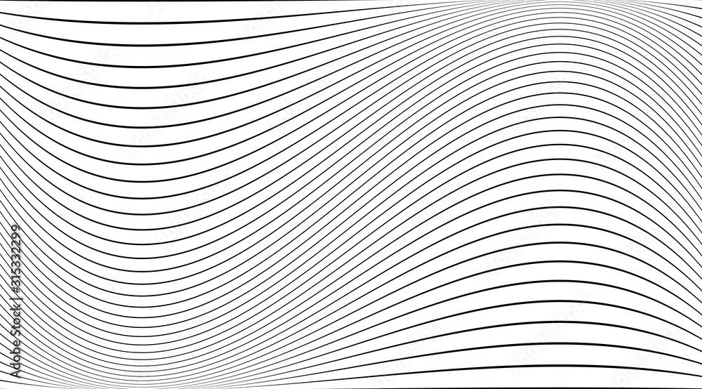 Thin linear futuristic stripped pattern vector design.