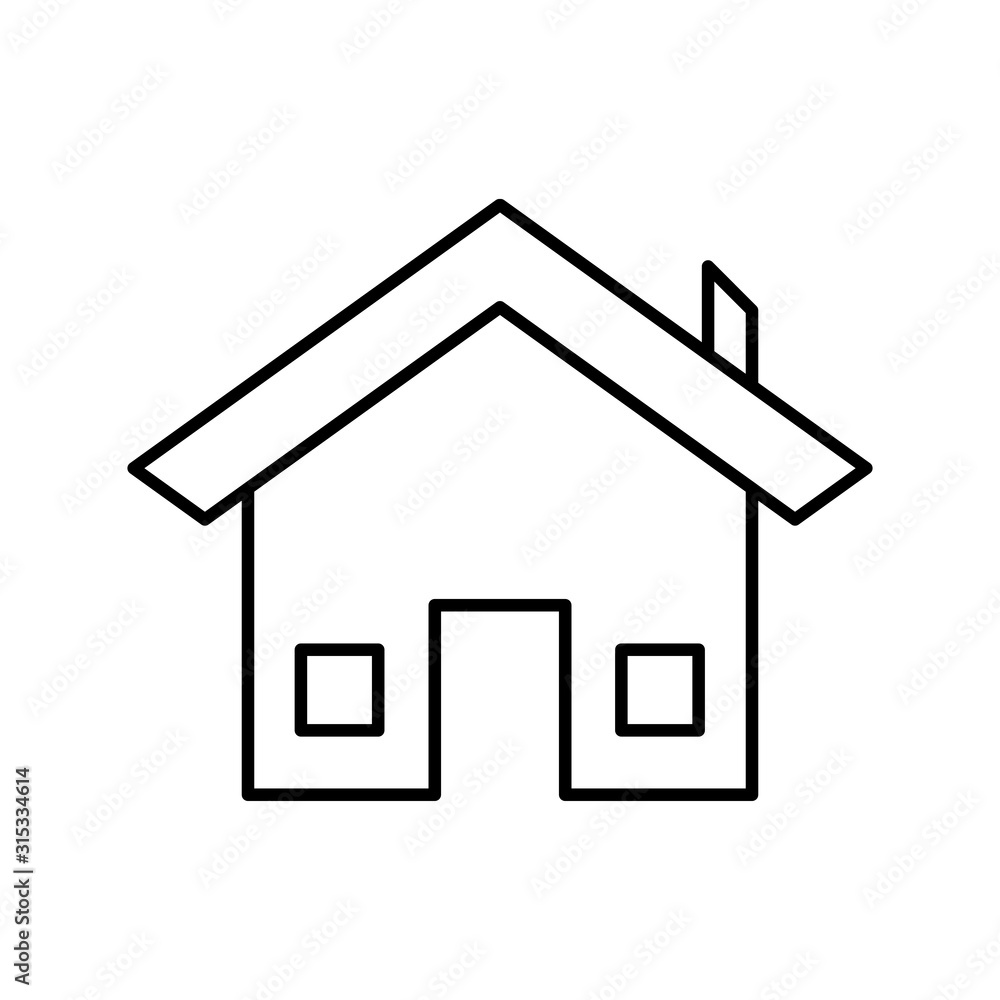 Home, house icon vector on white background Home, house icon vector on white background