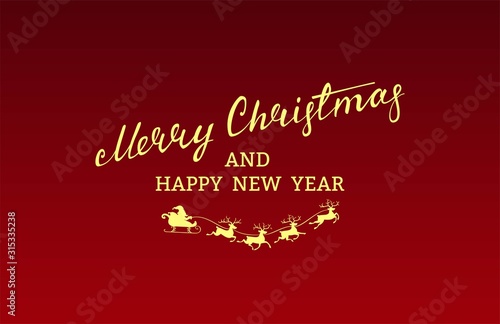 Merry Christmas Flying White Santa Claus Red