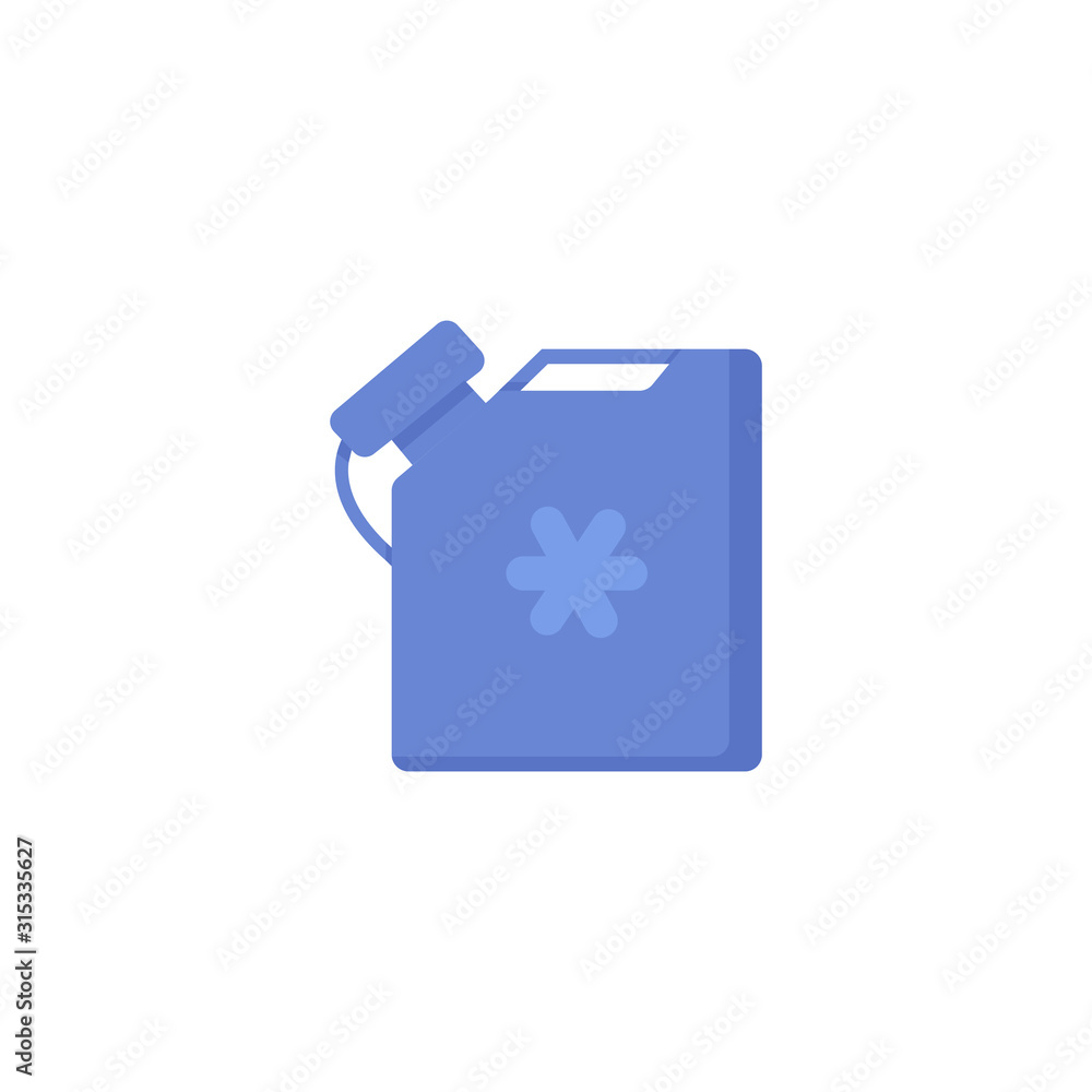 antifreeze jerrycan flat icon on white background antifreeze jerrycan flat icon on white background