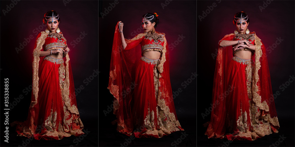 Indian beauty face big eyes with perfect wedding Indian beauty face big eyes with perfect wedding