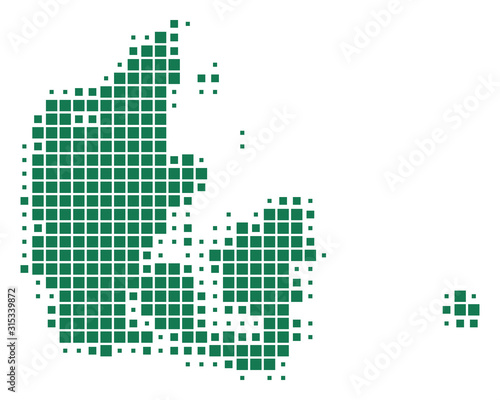Karte von Dänemark