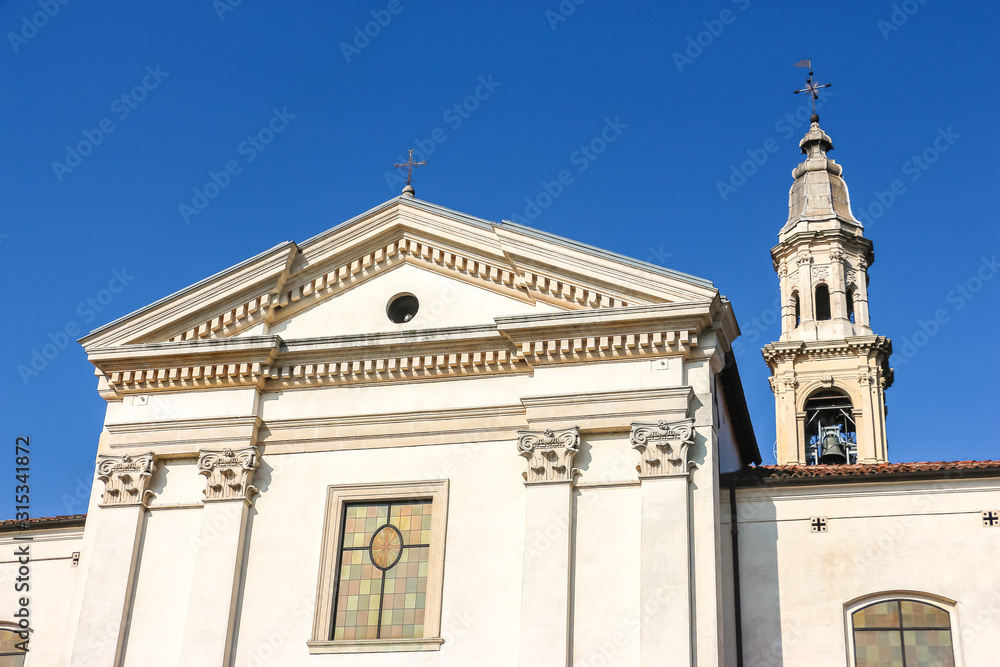 Lonigo, Italy. View of catholic church (Chiesa Vecchia) in Lonigo.