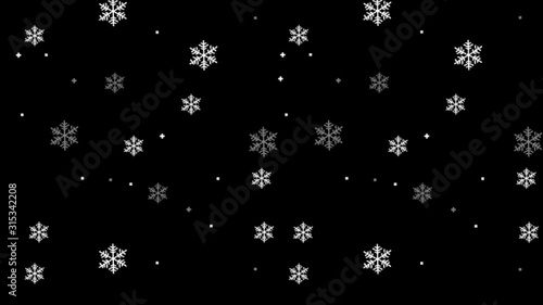2d animation white stars. Hand drawn space and galaxy. Pre-rendered with alpha channel in a QuickTime(PNG). For background video footage tv or digital graphics