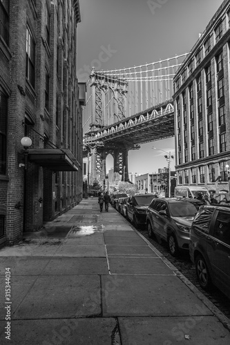 Manhattan bridge from Dumbo