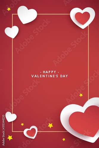 vector valentine's day cards templates