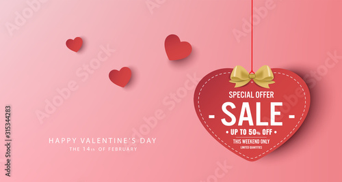 valentine's day sale background