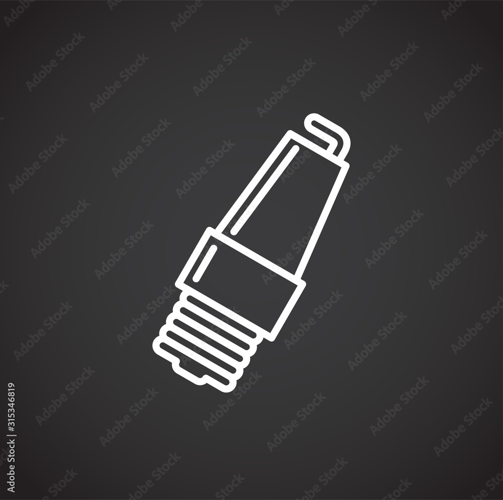 Car part icon on background for graphic and web design. Creative illustration concept symbol for web or mobile app Car part icon on background for graphic and web design. Creative illustration concept symbol for web or mobile app