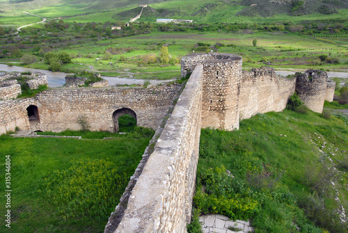 Askeran Fortress  turkish  or Mayraberd Fortress  armenian  was builg in 18th century. Outskirts of Askeran village  Mountainous Karabakh.