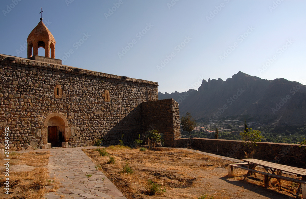 Surb Hovhannes basilica (17th century). Meghri town, Syunik Region, Armenia.