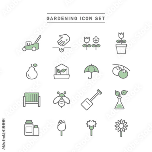 GARDENING ICON SET