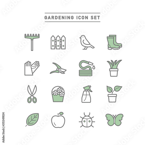 GARDENING ICON SET
