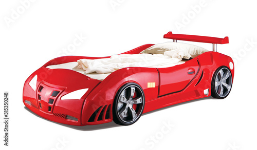 Car for children s room on a white background