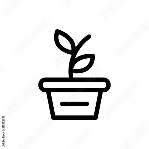 Growth Icon - Vector Illustration .