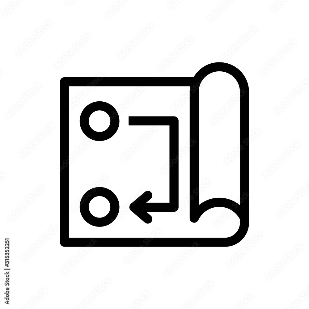 Strategy Icon - Vector Illustration . Strategy Icon - Vector Illustration .