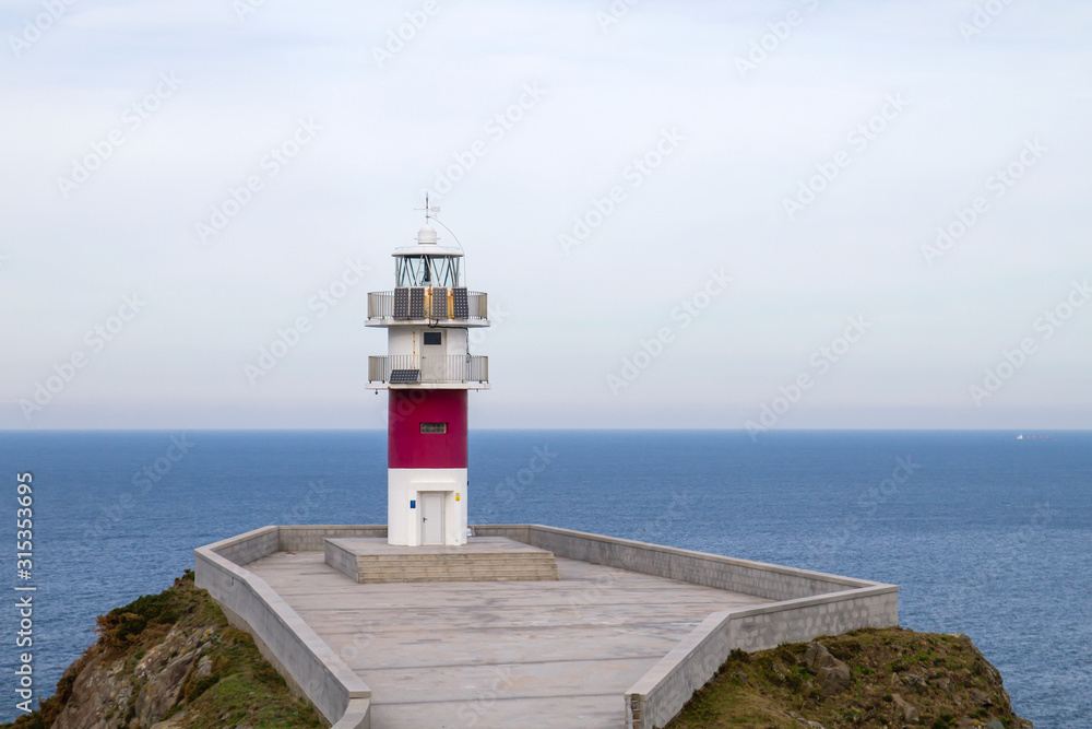 Cabo Ortegal lighthouse in Galicia, Spain