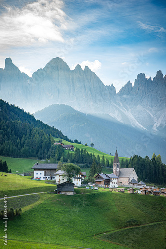 village in mountains