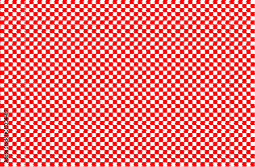 shift Mosaic arranged alternately between red and white for pattern background