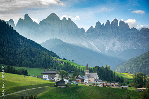 village in mountains