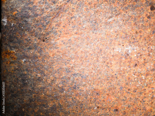 Rusty sheet of metal close up. Background from rusty iron. Background texture.