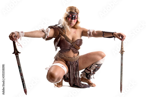 Fényképezés woman gladiator/Ancient warrior