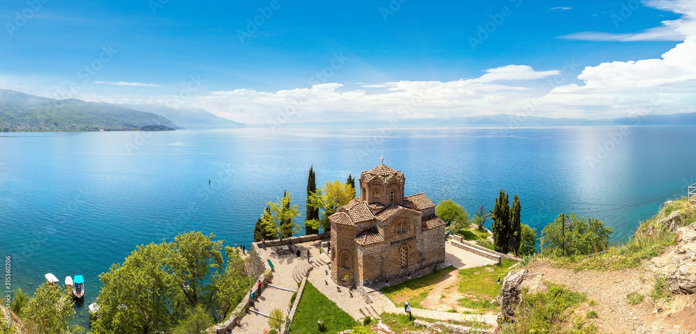 Fototapeta Jovan Kaneo Church in Ohrid in Republic of Macedonia