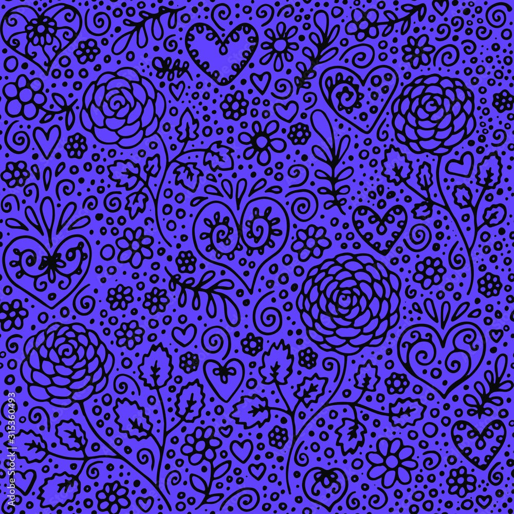 seamless pattern with flowers seamless pattern with flowers
