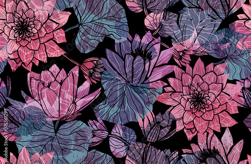 floral seamless pattern