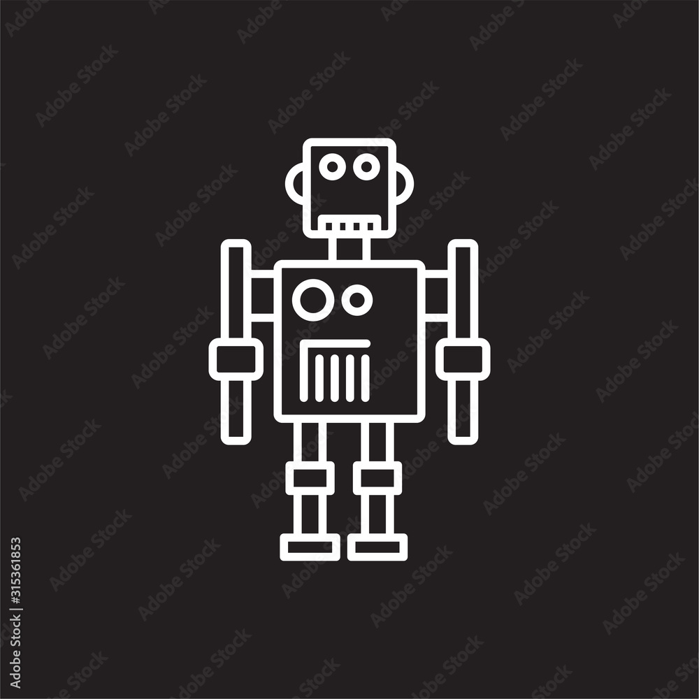 Christmas related toy icon outline on background for graphic and web design. Creative illustration concept symbol for web or mobile app Christmas related toy icon outline on background for graphic and web design. Creative illustration concept symbol for web or mobile app