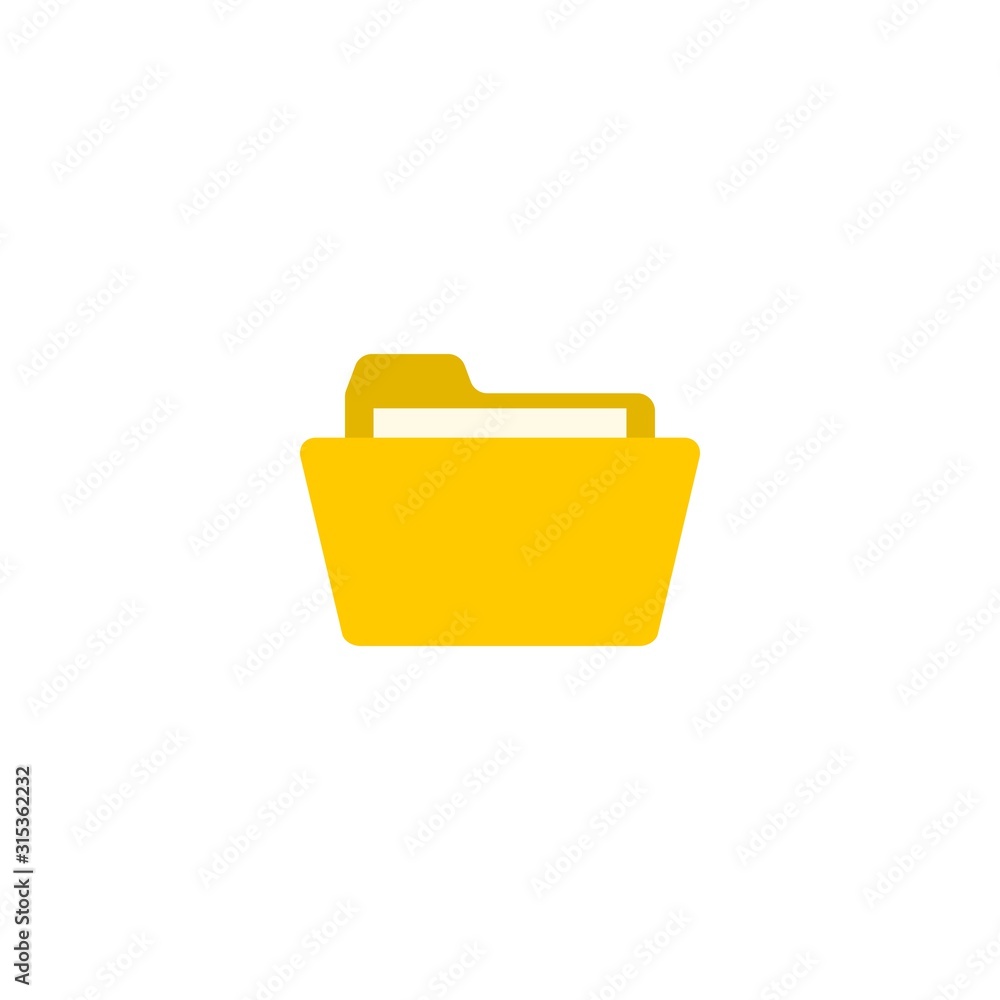 Folder creative icon. From Stationery icons collection. Isolated Folder sign on white background Folder creative icon. From Stationery icons collection. Isolated Folder sign on white background