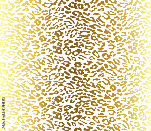Leopard skin Seamless pattern Animal vector print.