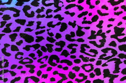 Seamless abstract background of pink, purple and black animal print
