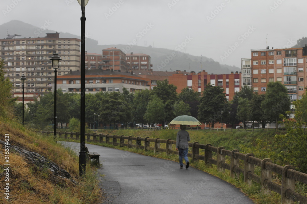 Suburbs of the city of Bilbao
