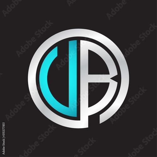 UB Initial logo linked circle monogram