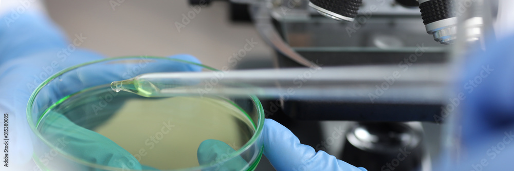 Test on new biology substance Test on new biology substance