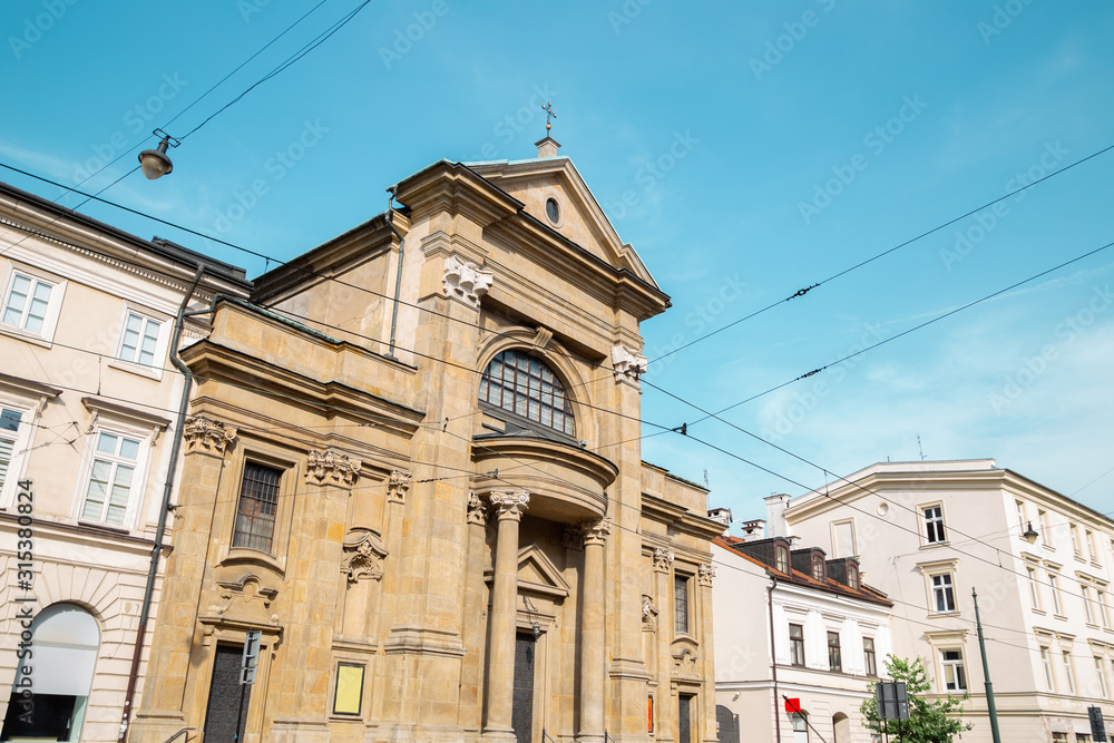 Fototapeta premium Church of the Conversion of Saint Paul in Krakow, Poland
