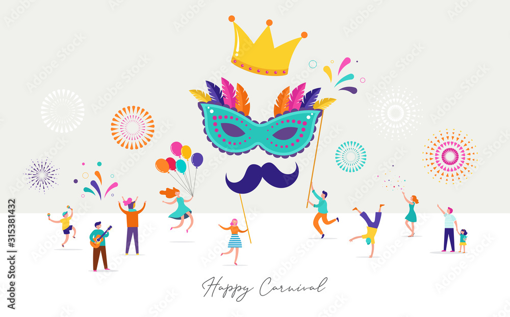 Carnival, party, Purim background with tiny, miniature people, families, kids and young adults jumping, dancing and celebrating. Carnival, party, Purim background with tiny, miniature people, families, kids and young adults jumping, dancing and celebrating.