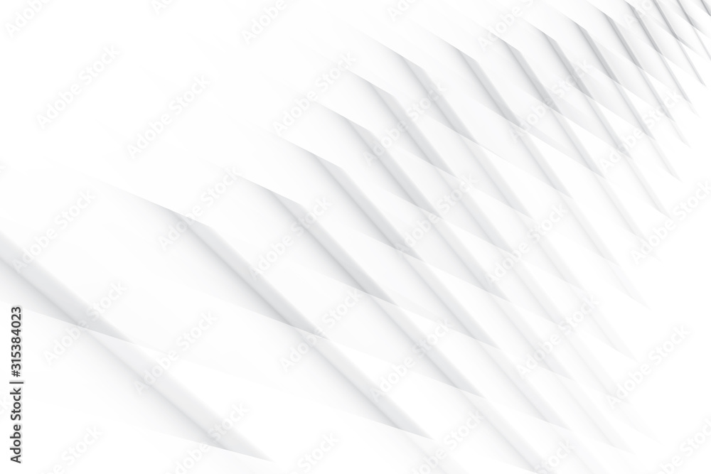 Obraz premium Abstract geometric white and gray color background. Vector, illustration. 