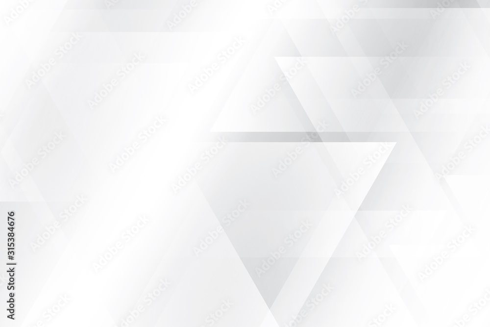 Fototapeta premium Abstract geometric white and gray color background. Vector, illustration. 